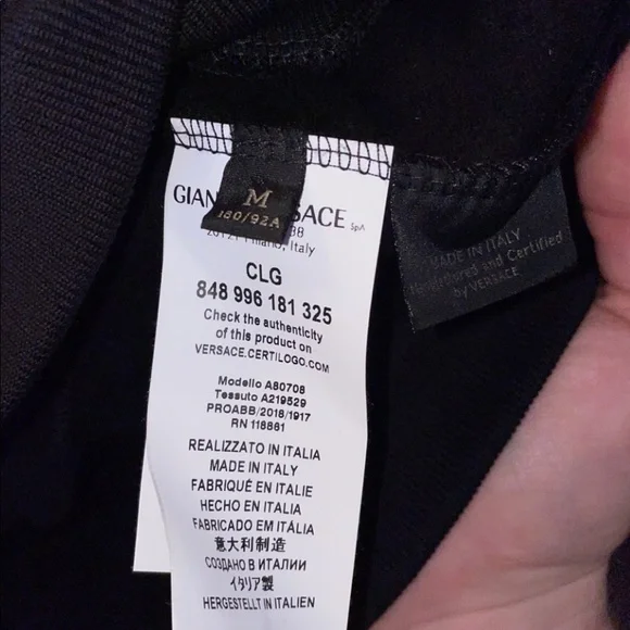 Very Rare Versace Pillow Talk Silk Paneled Fringed Hoodie - Picture 9 of 9